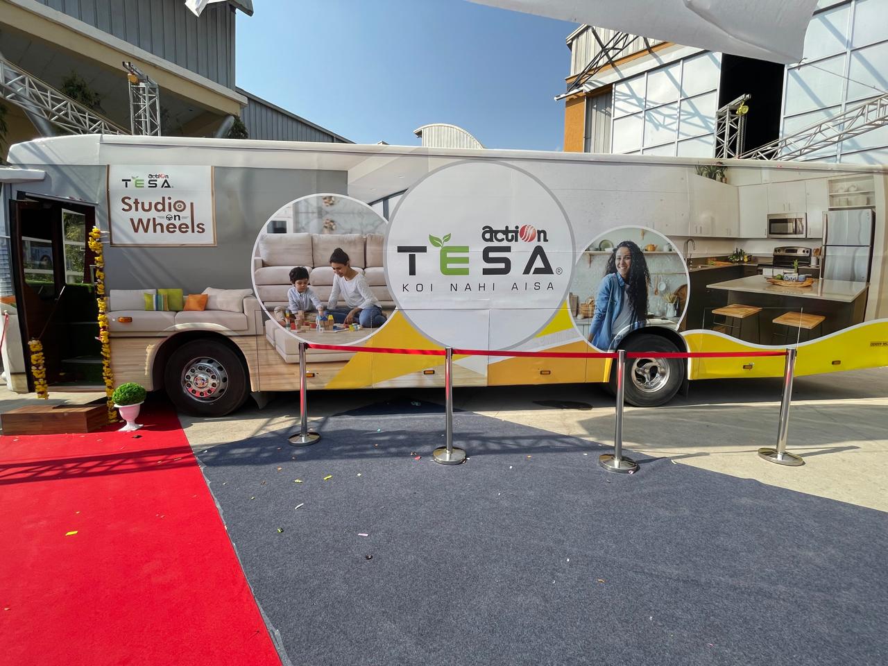 Action TESA unveils Studio on wheels 3.0 showcasing pioneering range of products and design innovations at MATECIA 2025