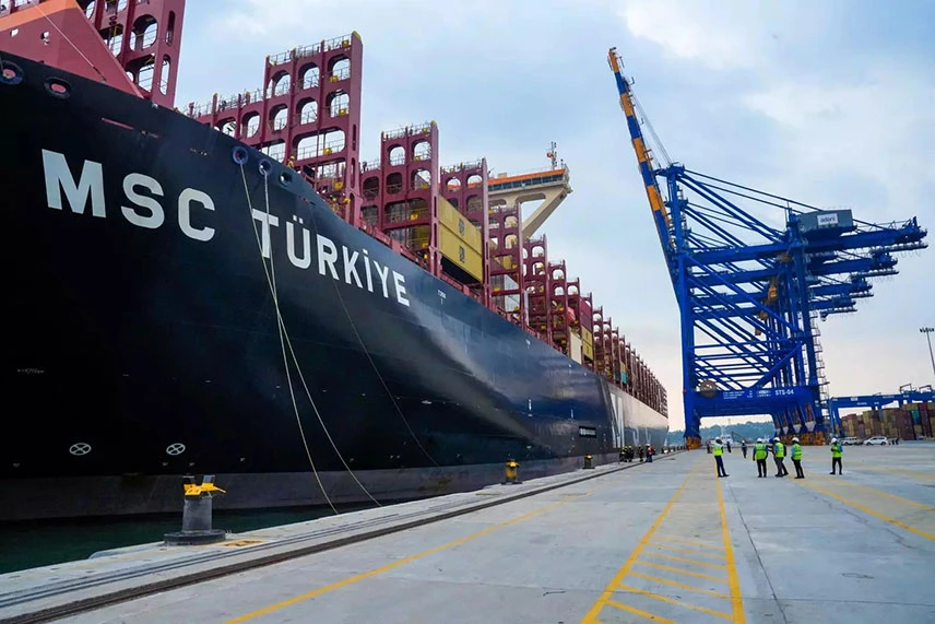 Adani's Vizhinjam Port in Kerala marked a historic milestone as MSC Turkiye, one of the world's largest and most eco-friendly container ships, docked for the first time in India.