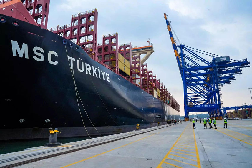 Adani's Vizhinjam Port in Kerala marked a historic milestone as MSC Turkiye, one of the world's largest and most eco-friendly container ships, docked for the first time in India.