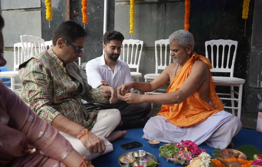 Puja Luminaire – Juhu: Bhumi Poojan by Vashu & Jackky Bhagnani