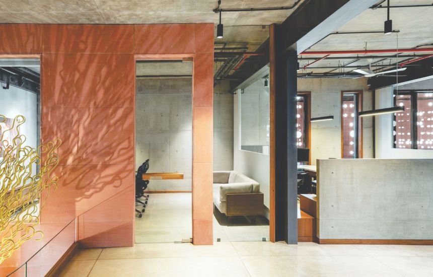 Sangini House, Surat – Heritage-Inspired Modern Office Building with Sustainable Design and Daylight-Filled Interiors