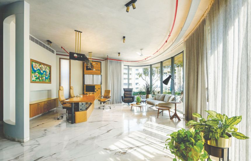 Sangini House, Surat – Heritage-Inspired Modern Office Building with Sustainable Design and Daylight-Filled Interiors