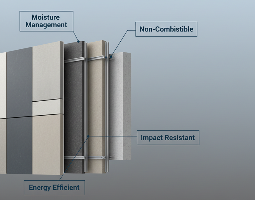 StoVentec Fiber Cement Rainscreen System for Durable, Ventilated Facades