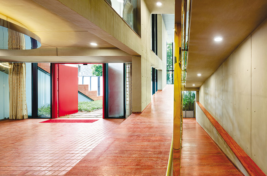 Hanging House (Ladhani House), Noida | Contemporary Cantilevered Residence by Studio Archohm