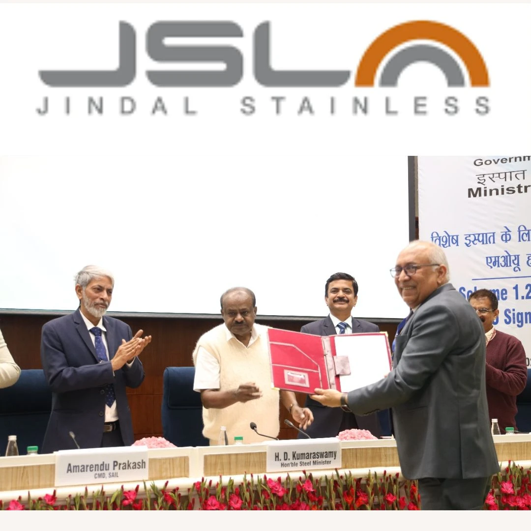 Jindal Stainless Signs MoU with Govt of India under PLI 1.2 to Boost Specialty Steel Manufacturing