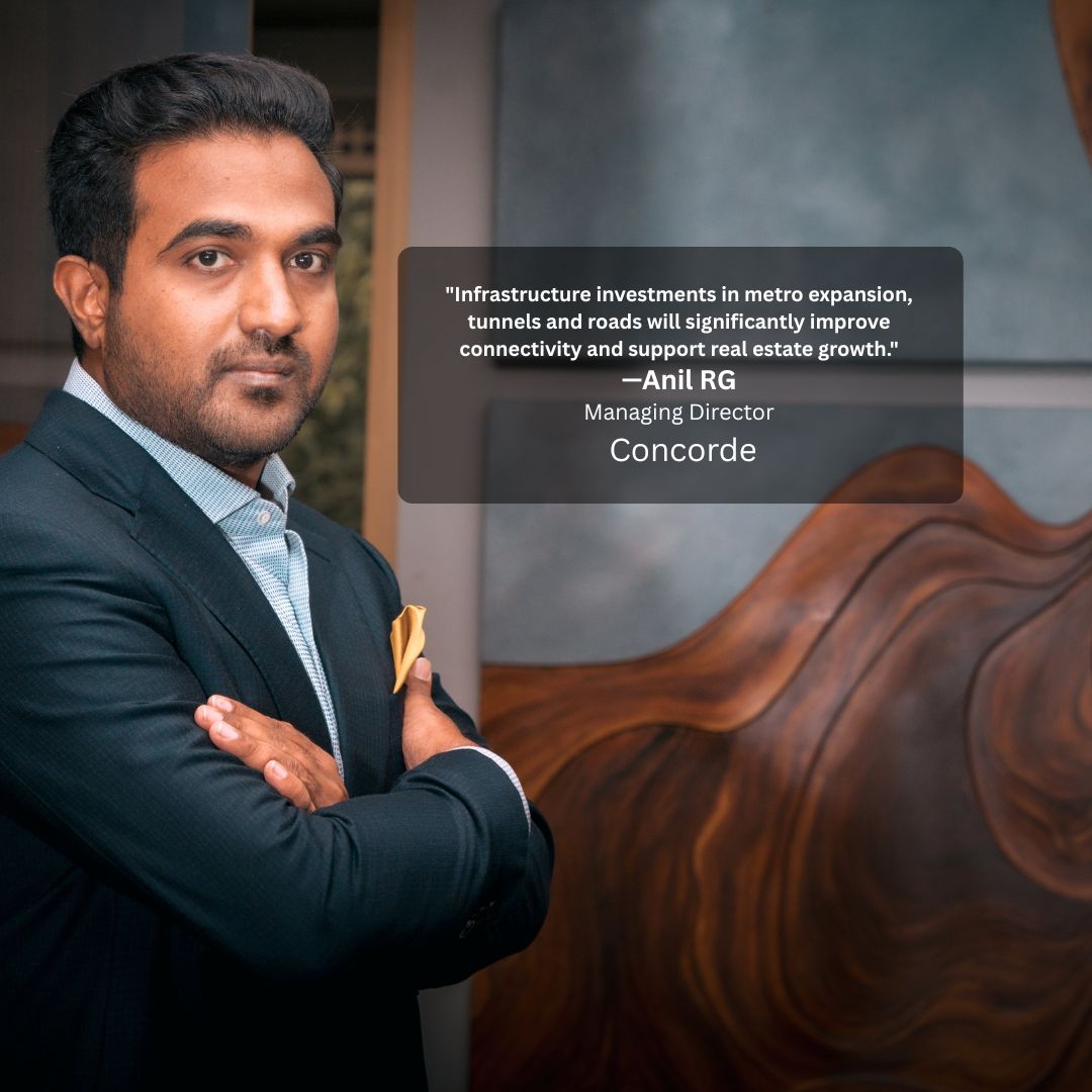 Karnataka Budget 2026–27 Infrastructure Push to Boost Bengaluru Real Estate: Concorde MD Anil RG