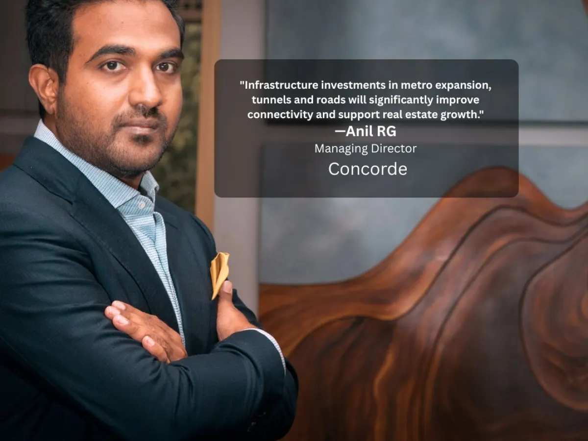 Karnataka Budget 2026–27 Infrastructure Push to Boost Bengaluru Real Estate: Concorde MD Anil RG