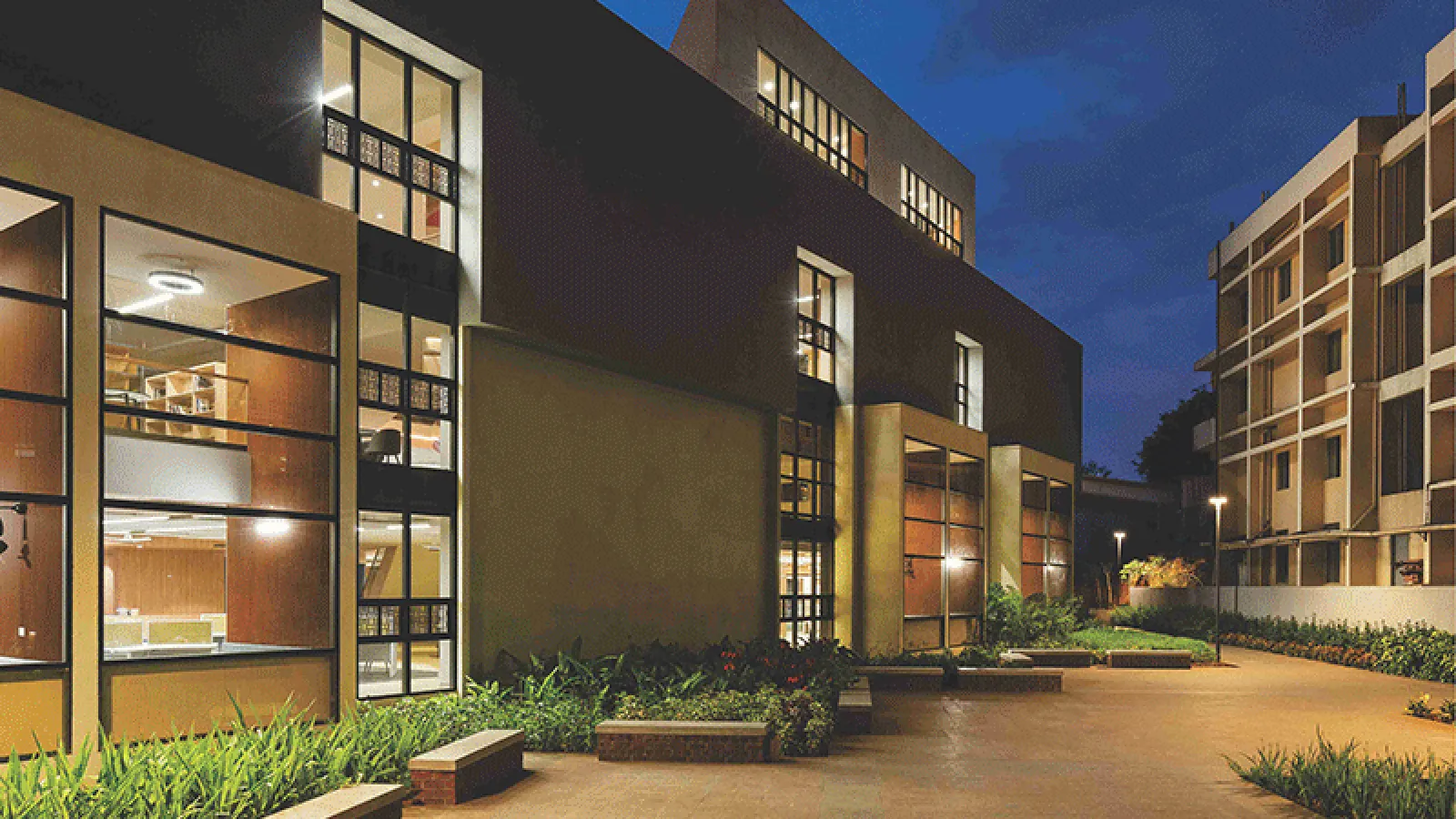 A Contemporary Learning Sanctuary: RV University Library, Bangalore