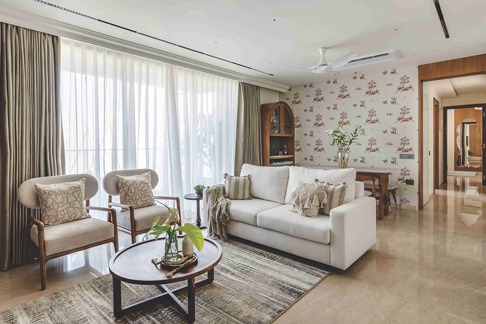 Samatvam – A Harmonious 3BHK Residence by ANS Design House in Thane