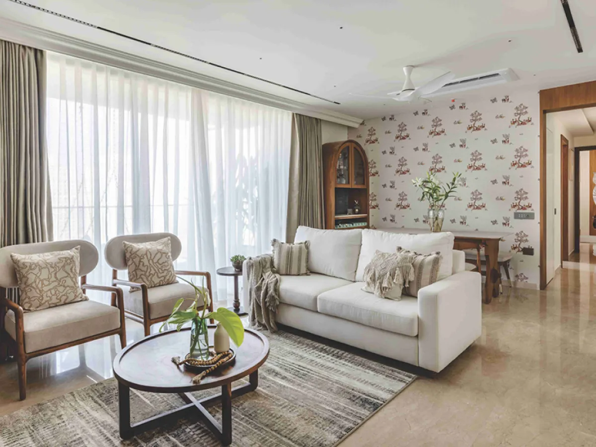 Samatvam – A Harmonious 3BHK Residence by ANS Design House in Thane