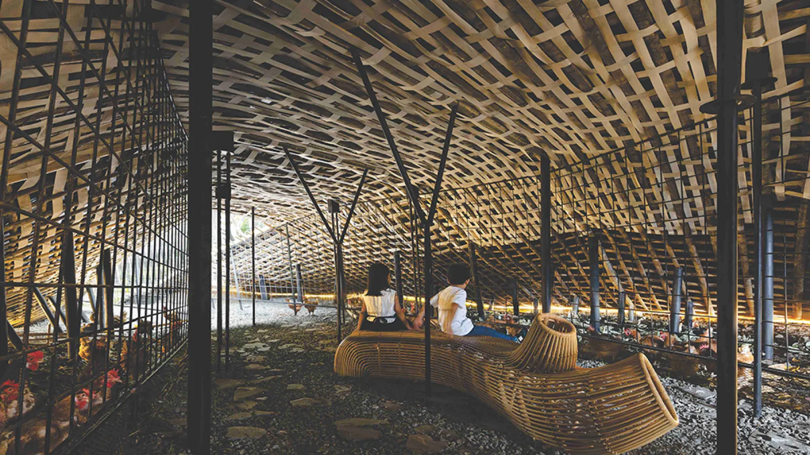 Chicken Hero Pavilion – A Circular Economy Prototype in Bali by RAD+ar