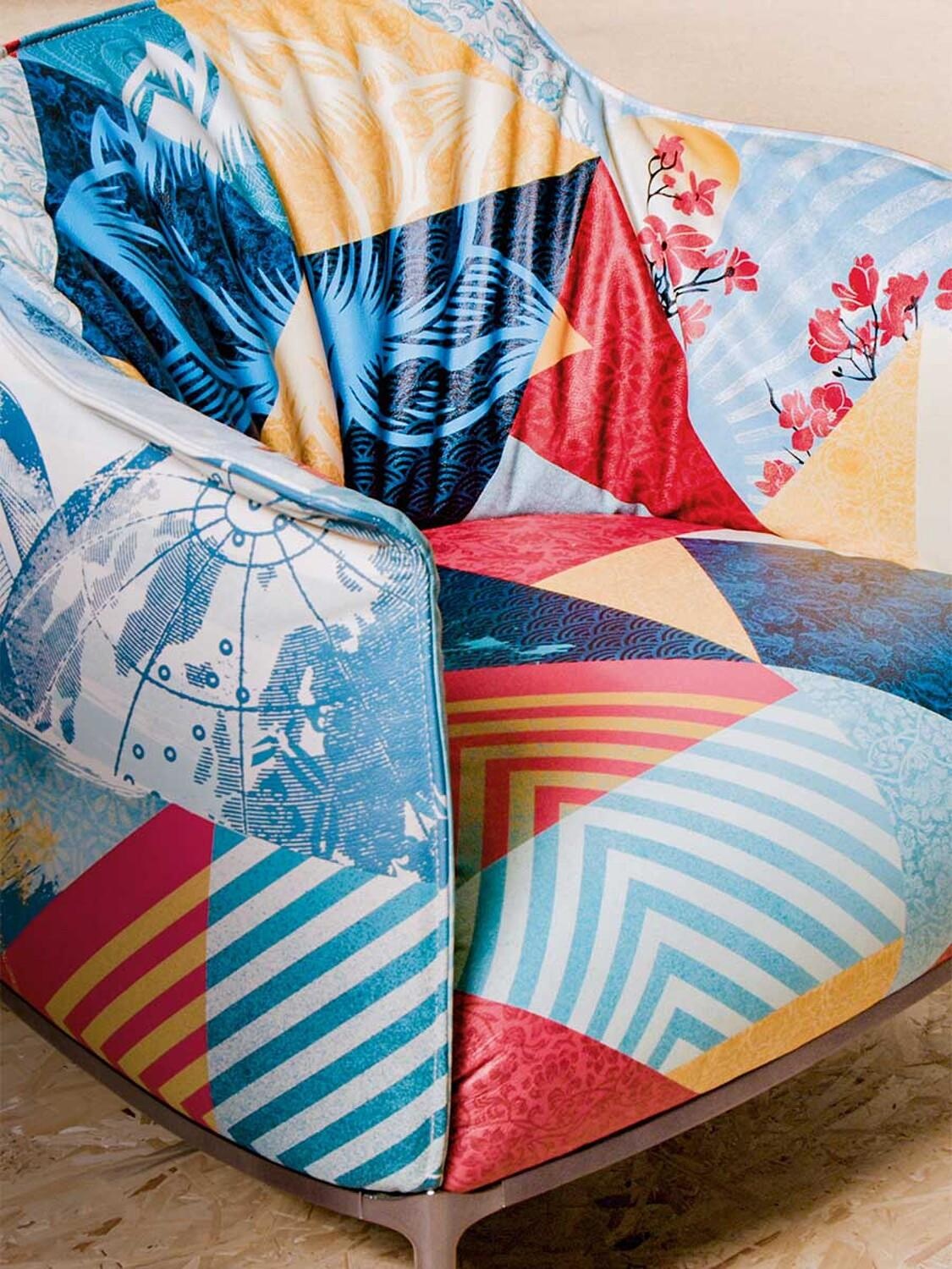 Poltrona Frau and Shepard Fairey Unveil Archibald Delicate Balance Limited Edition