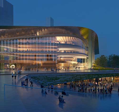 Zaha Hadid Architects to Design Qiantang Bay Cultural District in Hangzhou
