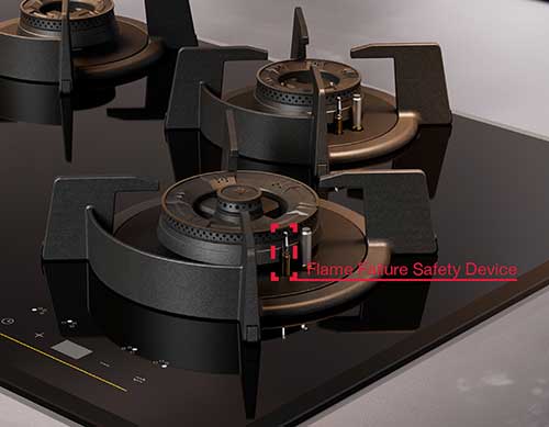 Häfele Cronus Digi-Step Hobs Enhance Kitchen Safety with Flame Protection Technology