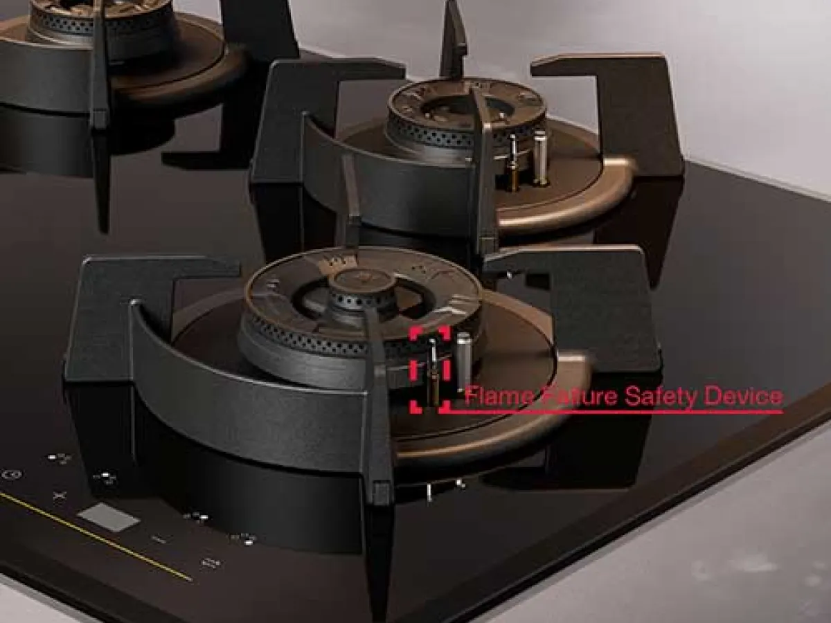 Häfele Cronus Digi-Step Hobs Enhance Kitchen Safety with Flame Protection Technology
