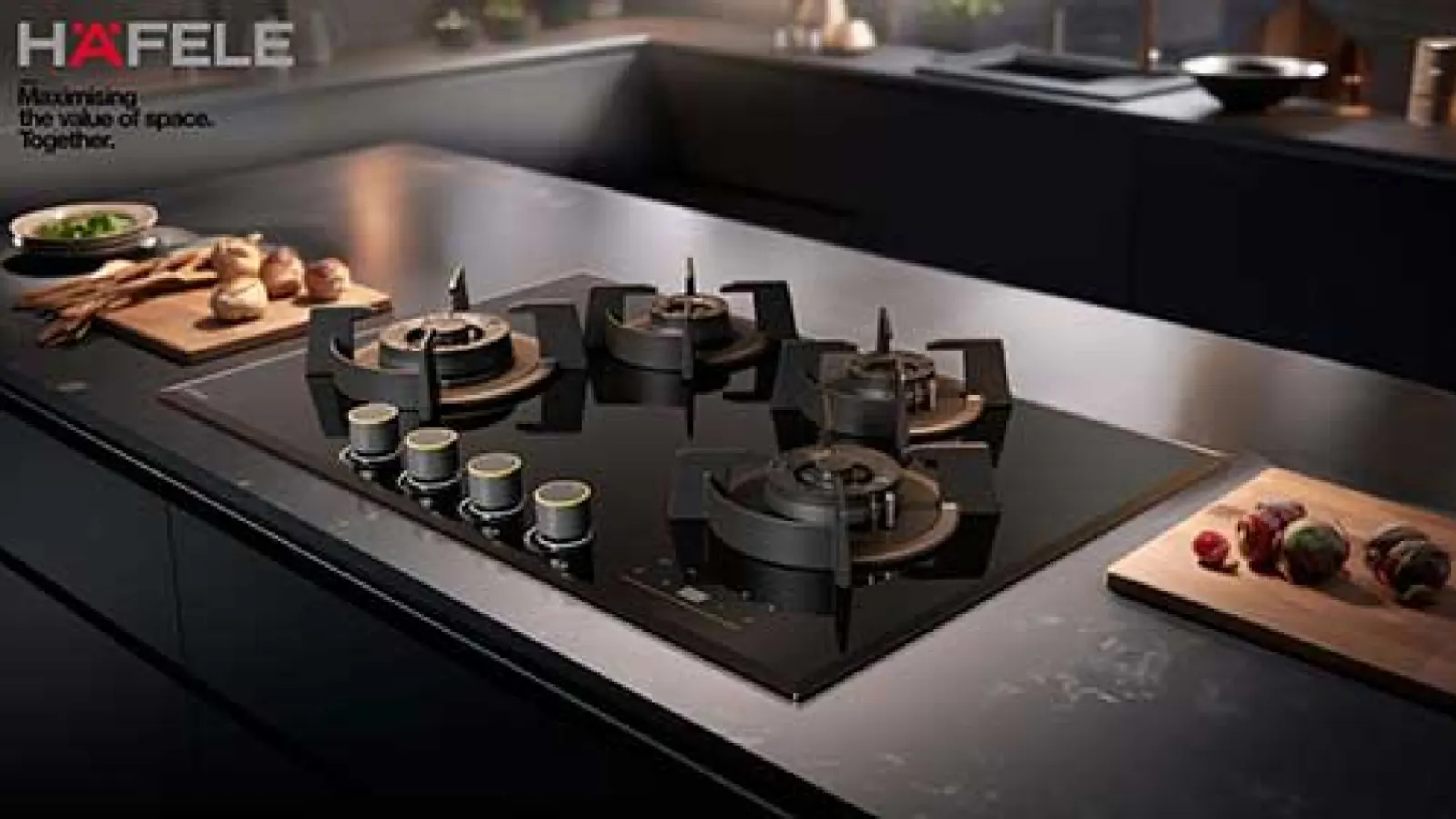 Häfele Cronus Digi-Step Hobs Enhance Kitchen Safety with Flame Protection Technology