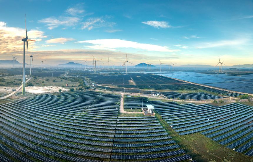 Group captive wind-solar project to power Dahej and Vadodara units with green electricity.