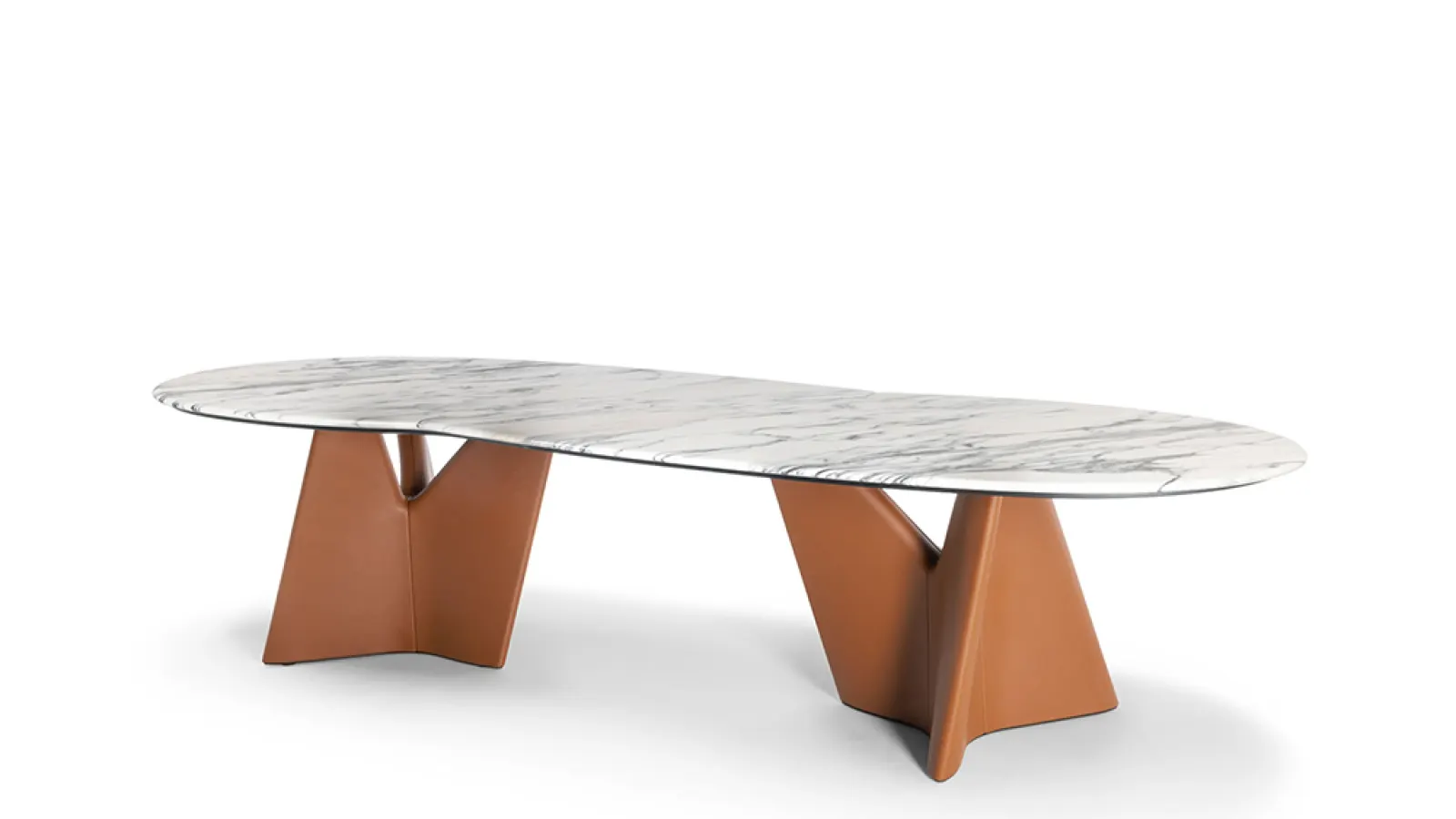 Poltrona Frau Introduces Infinitamente 2.0 Dining Table by Roberto Lazzeroni