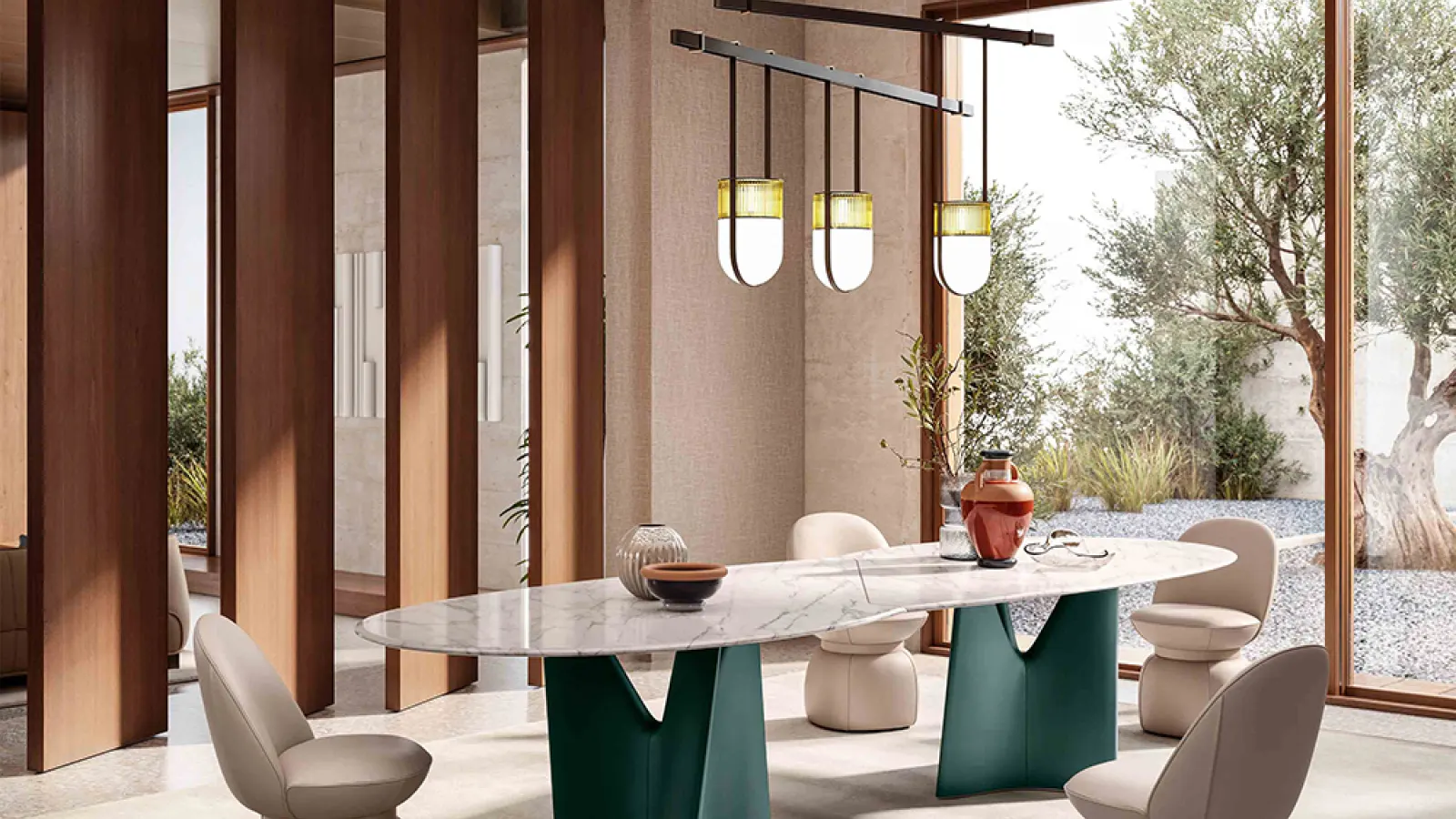 Poltrona Frau Introduces Infinitamente 2.0 Dining Table by Roberto Lazzeroni