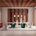 Poltrona Frau Unveils Infinitamente 2.0 Dining Table at Milan Design Week 2026