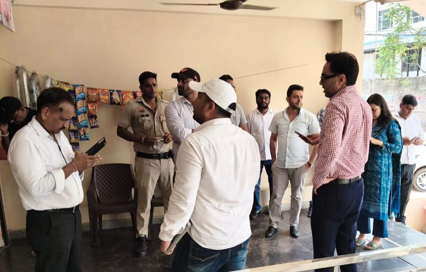 Authorities issue notices as demolition drive targets violations in eco-sensitive zone.