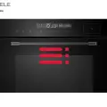 Häfele Midora Steam Oven Enhances Kitchen Safety with Telescopic Shelf Supports