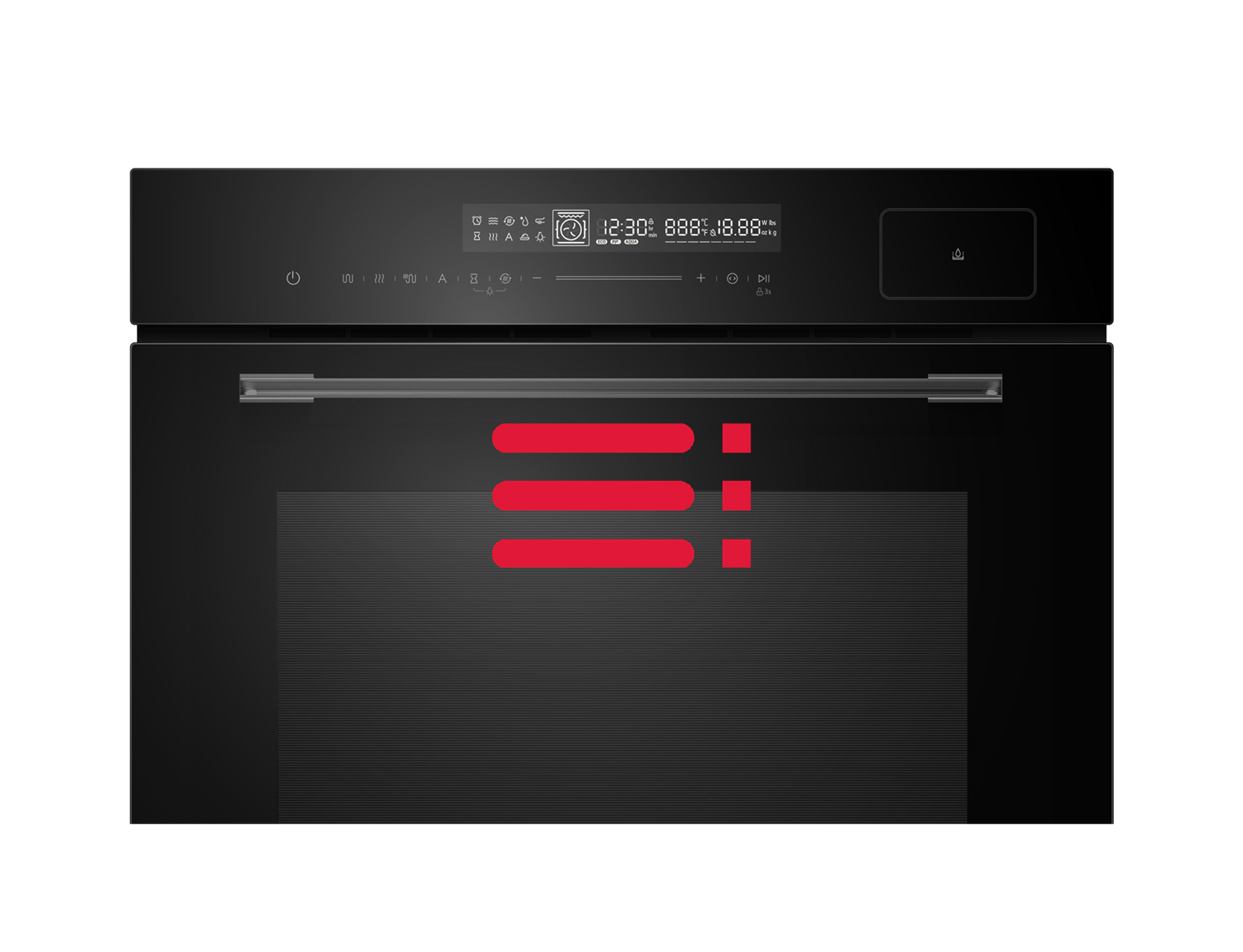 Hafele Midora Steam Oven with Telescopic Shelf Supports Makes Cooking Safer and Easier