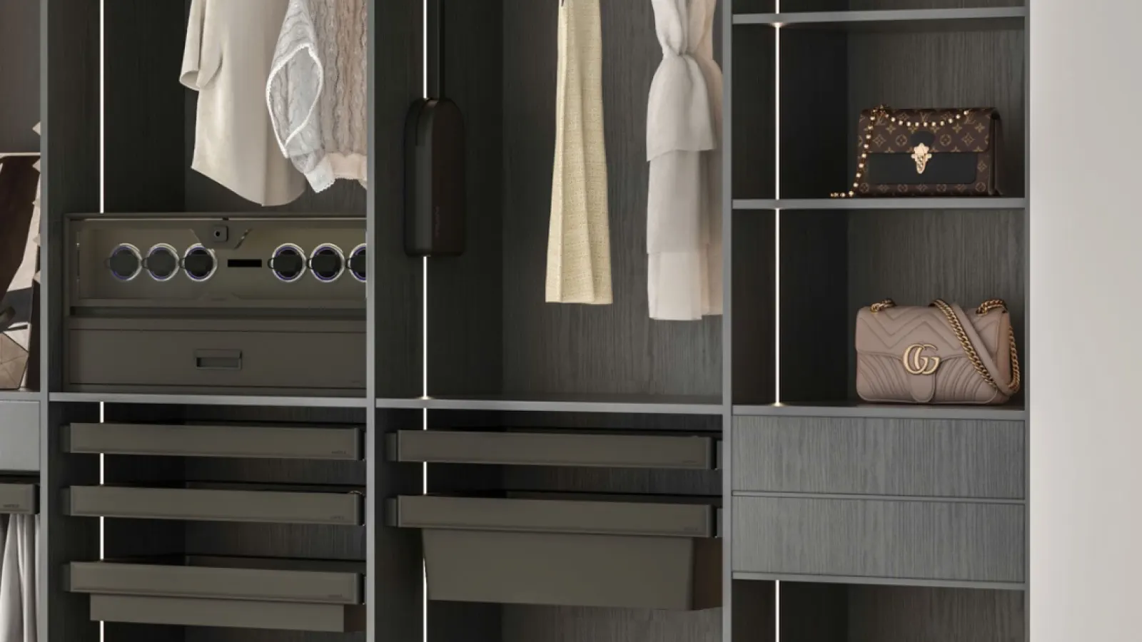 Bring Luxury and Organisation Together with Hafele’s Eminence Wardrobe Accessories