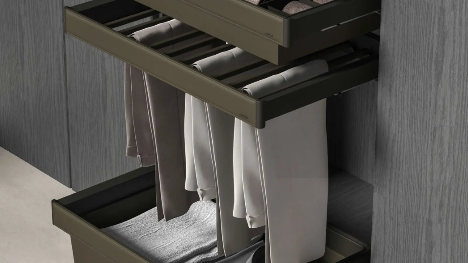 Bring Luxury and Organisation Together with Hafele’s Eminence Wardrobe Accessories