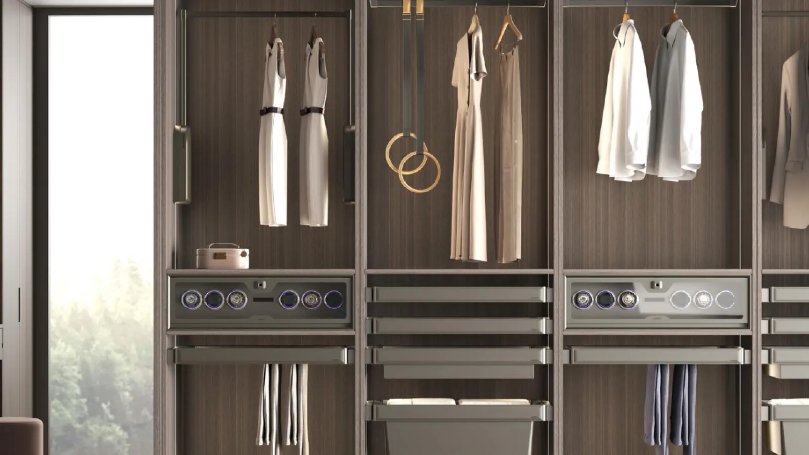 Bring Luxury and Organisation Together with Hafele’s Eminence Wardrobe Accessories