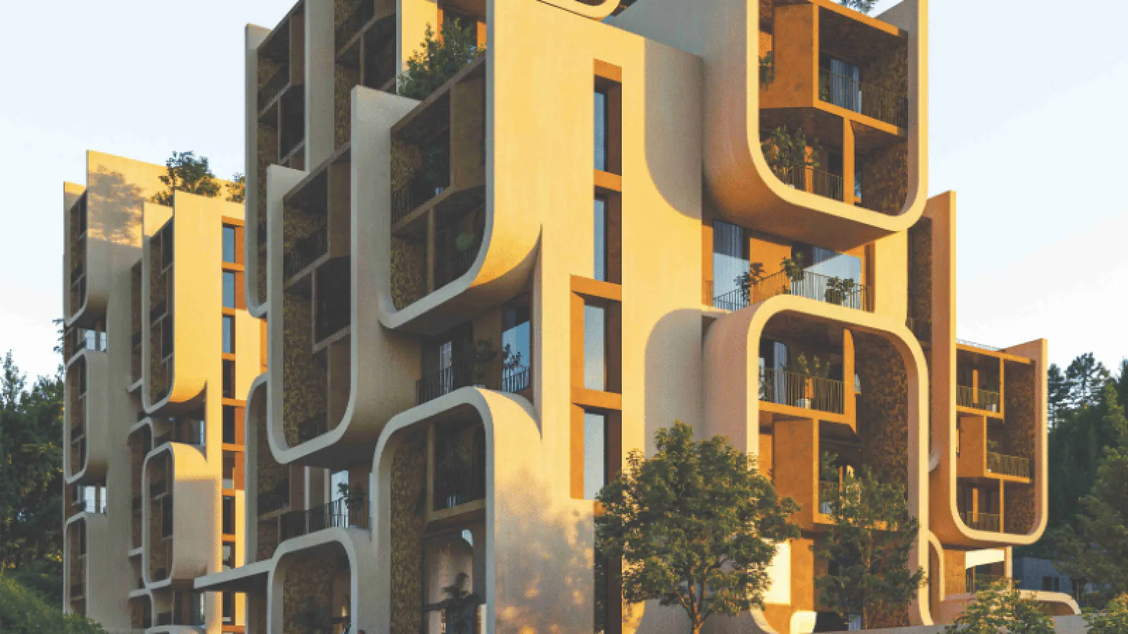 The Nest and Cascades: Sustainable Living and Hospitality in Tirana