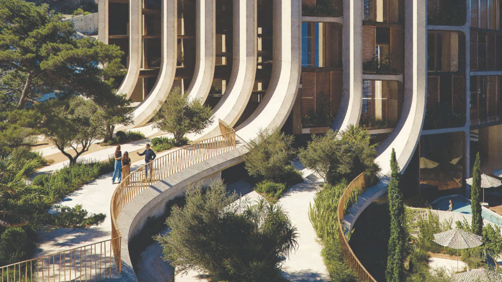 The Nest and Cascades: Sustainable Living and Hospitality in Tirana