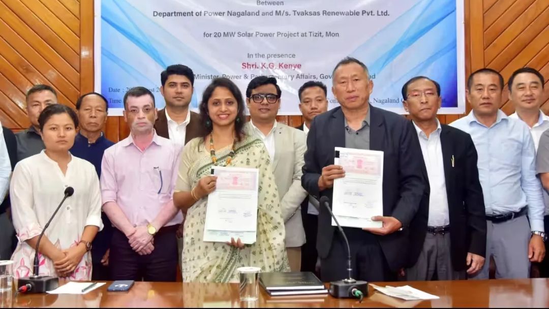 20-MW Solar Plant to Come Up at Tizit in Nagaland.