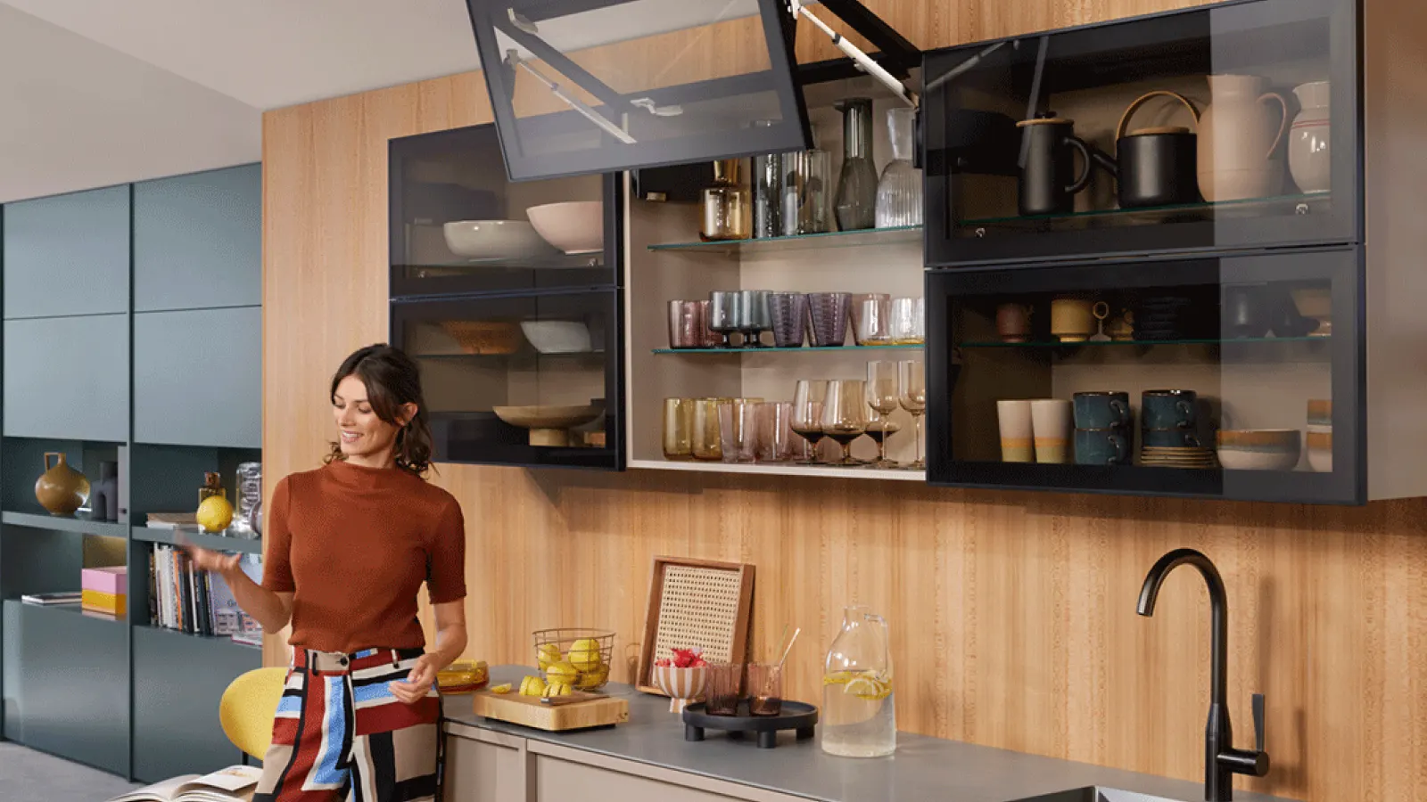 Blum AVENTOS HF Top Redefines Design Freedom for Modern Wall Cabinets