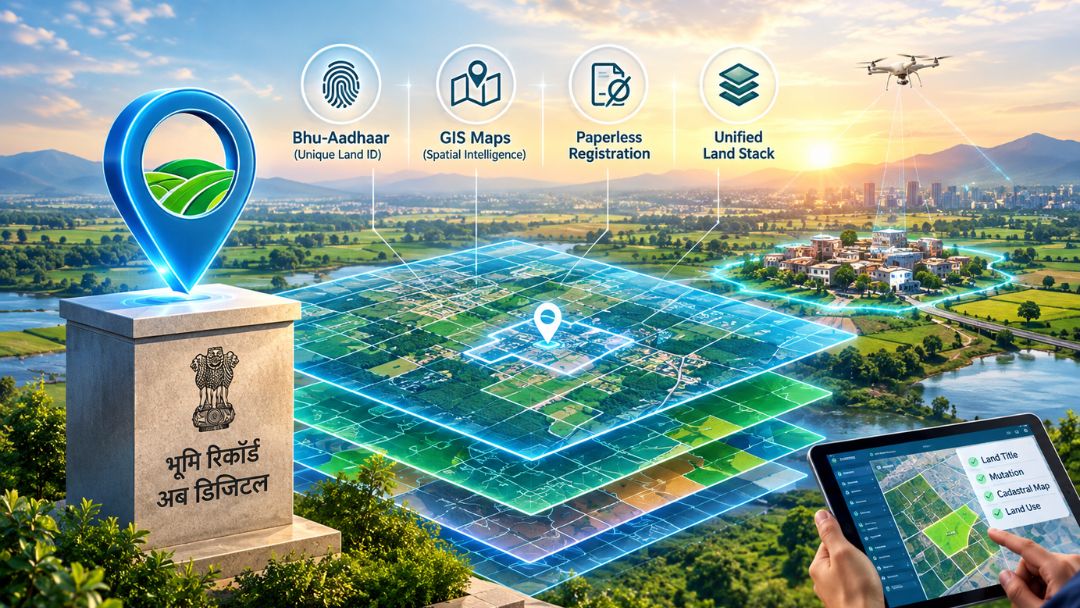 Bhu-Aadhaar, GIS Maps to Drive India’s Next Phase of Land Record Modernisation