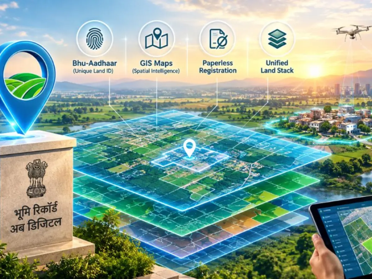 Bhu-Aadhaar, GIS Maps to Drive India’s Next Phase of Land Record Modernisation