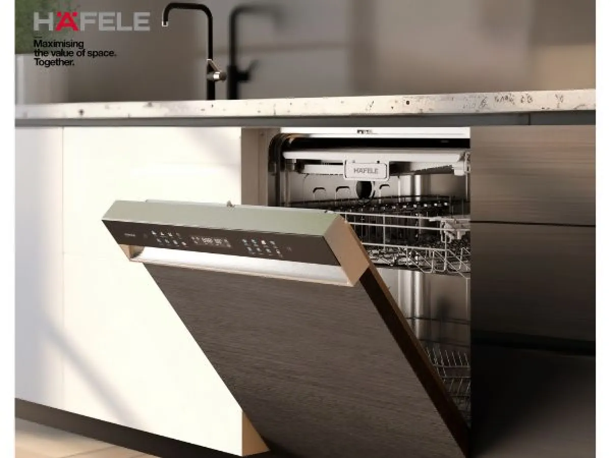 Häfele Valeriya Dishwasher Brings Smarter Cleaning with Dual Zone Wash
