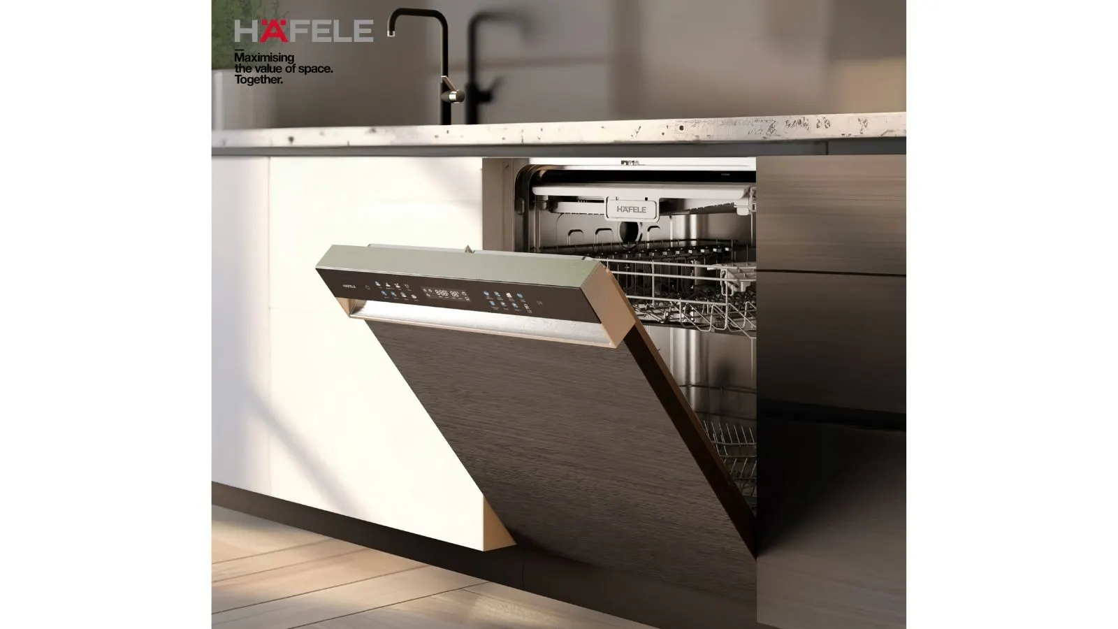 Häfele Valeriya Dishwasher Brings Smarter Cleaning with Dual Zone Wash