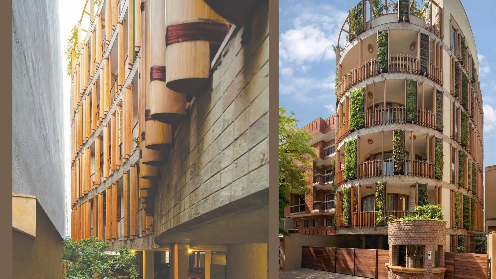Outré House in New Delhi Reimagines Urban Living Through Craft, Curves and Nature