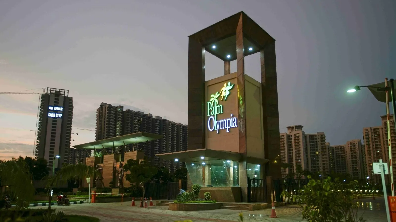 Palm Olympia in Noida Extension Combines High-Density Housing with Expansive Green Spaces