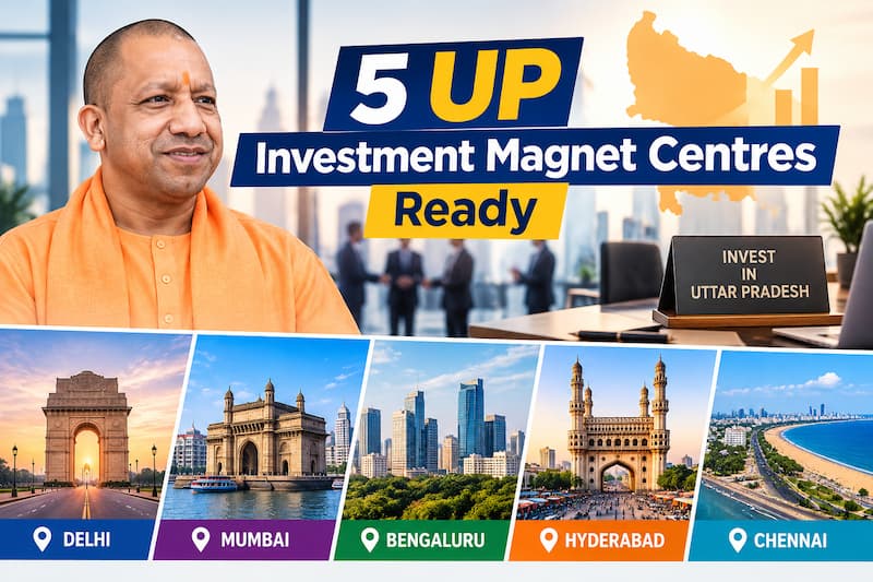 Uttar Pradesh Sets Up Five Investment Magnet Centres Across Major Indian Cities