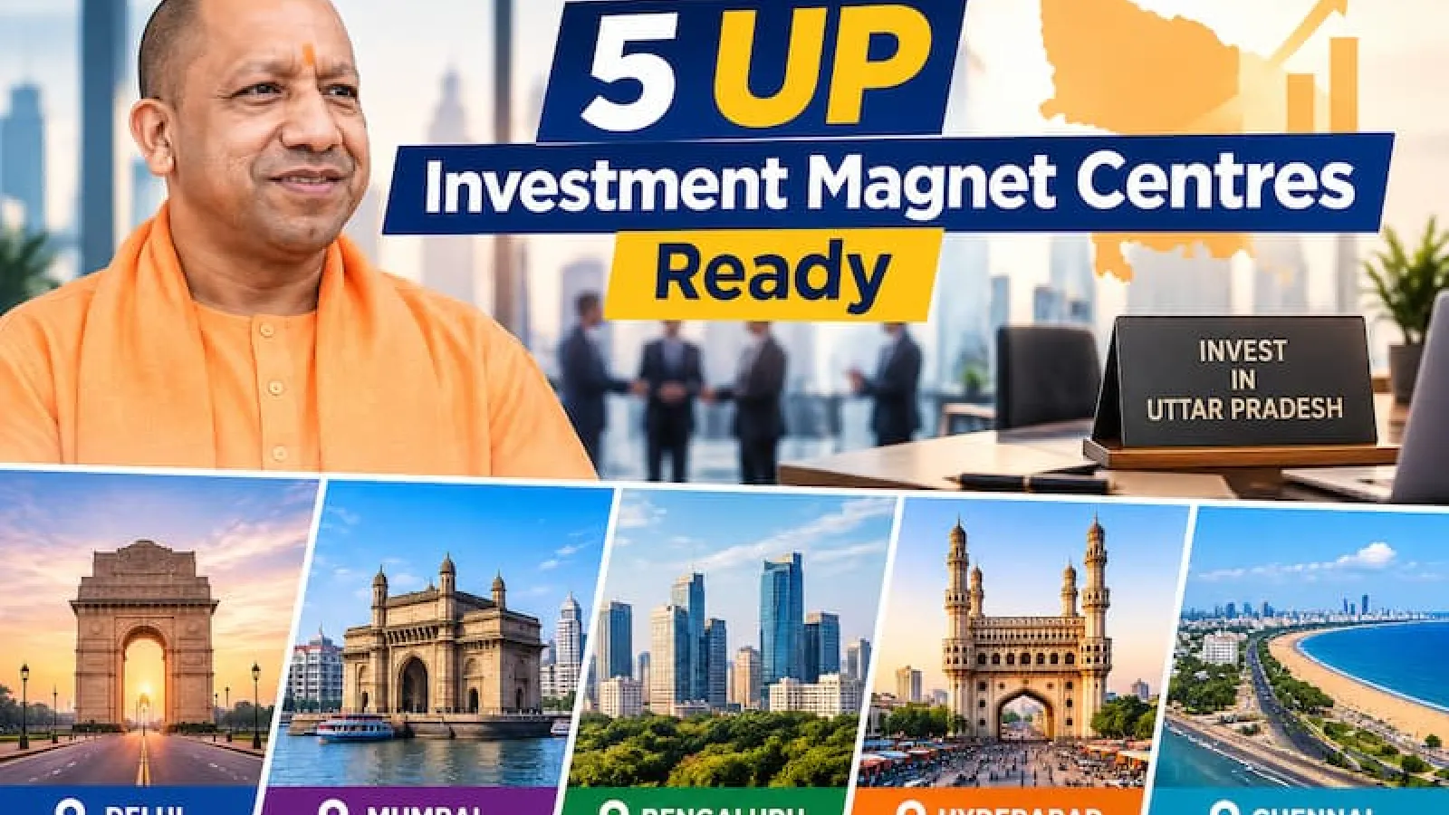 Uttar Pradesh Sets Up Five Investment Magnet Centres Across Major Indian Cities