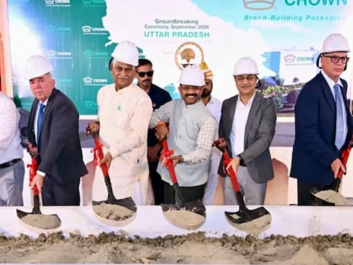 Crown Packaging Breaks Ground on ₹2,078 Crore Aluminium Can Plant in Unnao