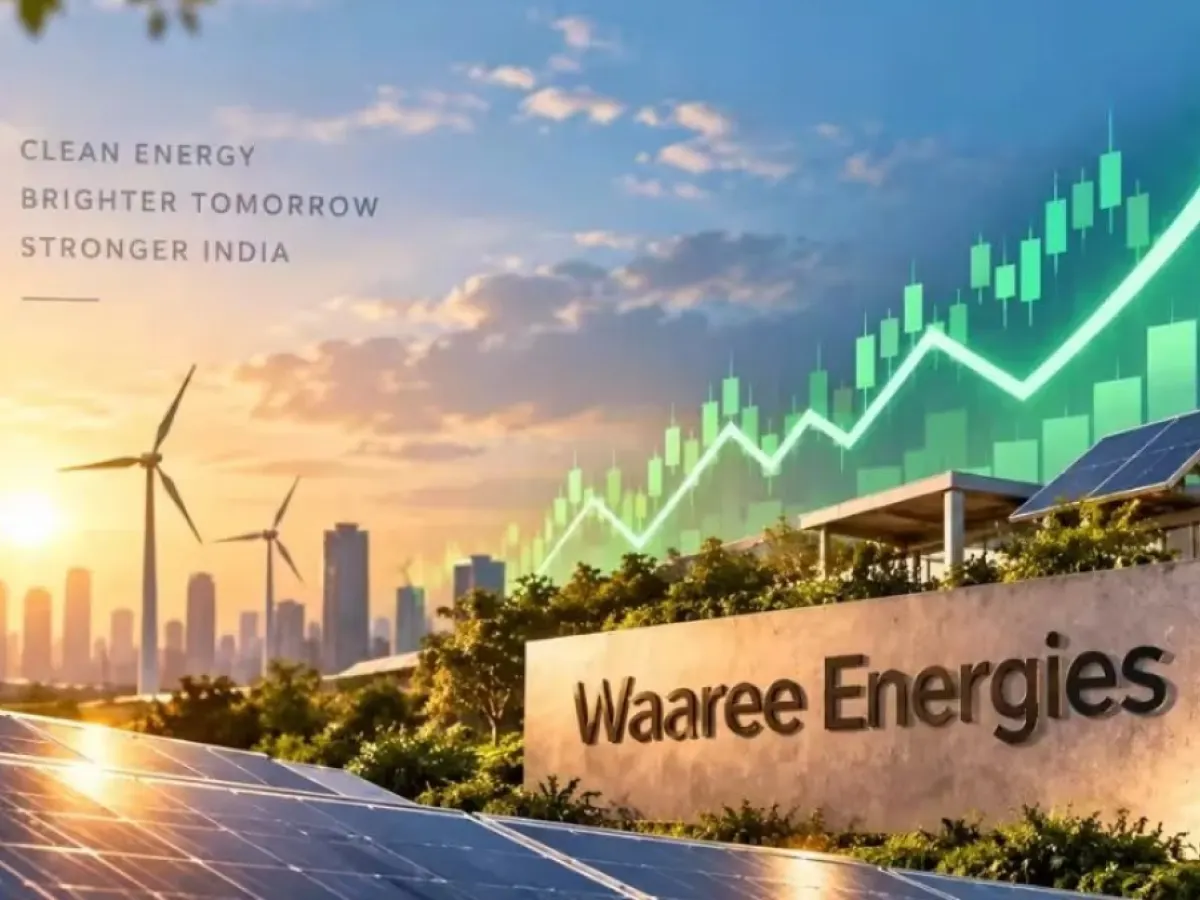 Waaree Energies Gains After Securing 2 GW Solar Module Order.
