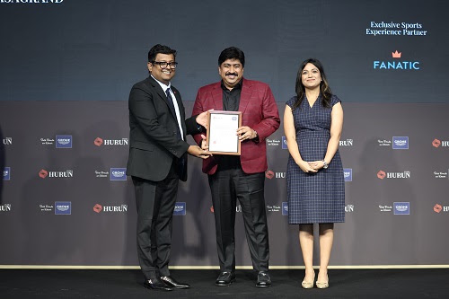 Hurun India Honours Casagrand Founder Arun Mn as Self-Made Real Estate Entrepreneur of the Year