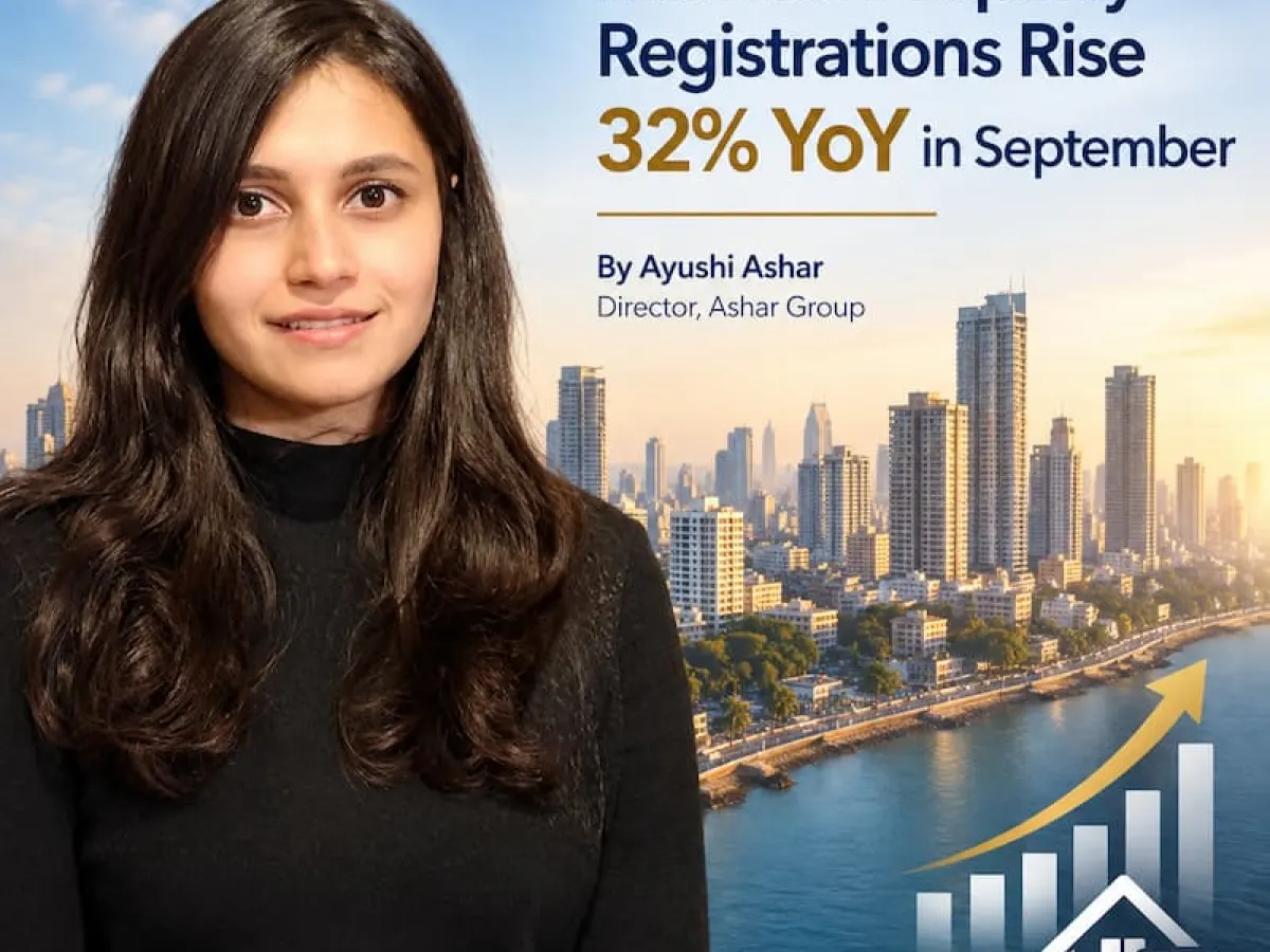 Mumbai Property Registrations Rise 32% YoY in September