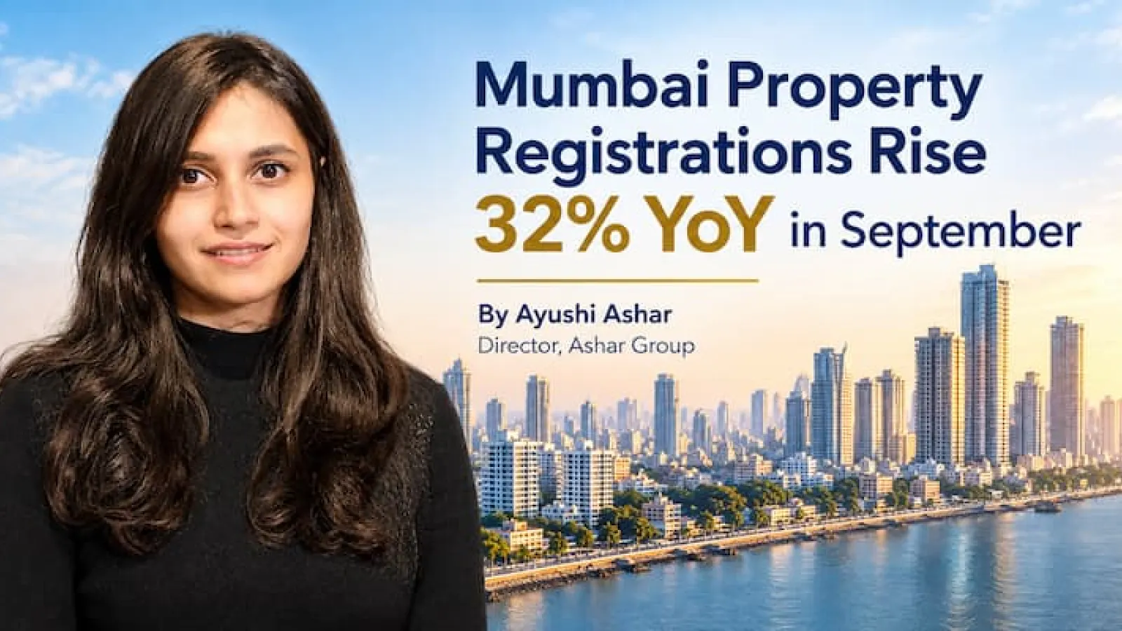 Mumbai Property Registrations Rise 32% YoY in September